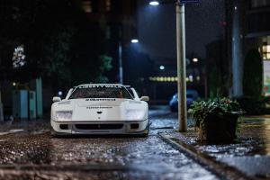 Liberty Walk LB-Works Tuning Ferrari F40 Widebody Karosseriekit Felgen Airride Luftfahrwerk Innenraum-Veredelung Mittelmotor Supersportwagen