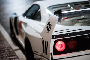 Liberty Walk LB-Works Tuning Ferrari F40 Widebody Karosseriekit Felgen Airride Luftfahrwerk Innenraum-Veredelung Mittelmotor Supersportwagen