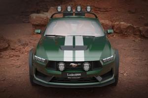 Loder1899 Thomas Crown Ford Mustang Cabriolet Tuning Offroad Karosserie Höherlegung Felgen Zusatzscheinwerfer Überrollbügel Reserverad US-Car S650