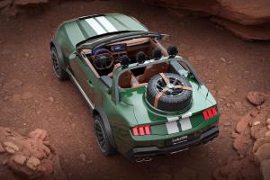 Loder1899 Thomas Crown Ford Mustang Cabriolet Tuning Offroad Karosserie Höherlegung Felgen Zusatzscheinwerfer Überrollbügel Reserverad US-Car S650