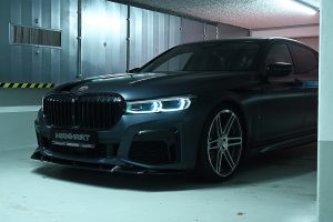 MANHART automotive MH7 700 Tuning Leistungssteigerung Abgasanlage Schmiedefelgen Tieferlegung Karosserieteile Dekorsatz Leder Innenausstattung Luxuslimousine Topmodell V12 BMW G12 M760Li