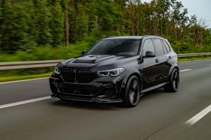 M&D Exclusive Cardesign BMW G05 X5 xDrive45e iPerformance Tuning Prior Design Widebody Karosseriekit Felgen Tieferlegung Chrome Delete Plug-in-Hybrid SUV