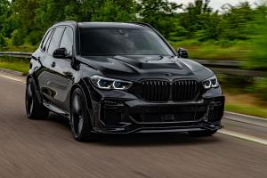 M&D Exclusive Cardesign BMW G05 X5 xDrive45e iPerformance Tuning Prior Design Widebody Karosseriekit Felgen Tieferlegung Chrome Delete Plug-in-Hybrid SUV