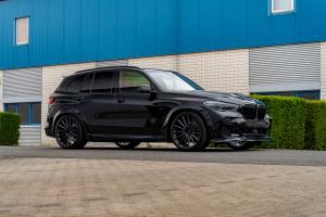 M&D Exclusive Cardesign BMW G05 X5 xDrive45e iPerformance Tuning Prior Design Widebody Karosseriekit Felgen Tieferlegung Chrome Delete Plug-in-Hybrid SUV
