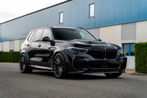 M&D Exclusive Cardesign BMW G05 X5 xDrive45e iPerformance Tuning Prior Design Widebody Karosseriekit Felgen Tieferlegung Chrome Delete Plug-in-Hybrid SUV