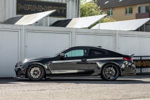 Manhart MH4 900 Tuning Leistungssteigerung Abgasanlage Fahrwerk Felgen Carbon-Bodykit Innenraum-Veredelung BMW G82 M4 Coupé Topmodell