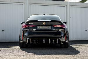 Manhart MH4 900 Tuning Leistungssteigerung Abgasanlage Fahrwerk Felgen Carbon-Bodykit Innenraum-Veredelung BMW G82 M4 Coupé Topmodell