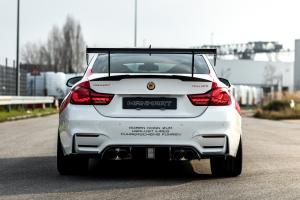 Manhart MH4 GTR Tuning Carbon-Karosserieteile Felgen Tieferlegung Leistungsteigerung Folierung BMW F82 M4 DTM Champion Edition