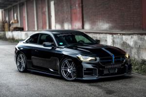 Manhart Performance MH2 560 BMW M2 G87 Tuning Carbon Bodykit Felgen Fahrwerk Leistungssteigerung Abgasanlage