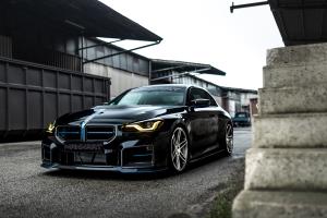 Manhart Performance MH2 560 BMW M2 G87 Tuning Carbon Bodykit Felgen Fahrwerk Leistungssteigerung Abgasanlage