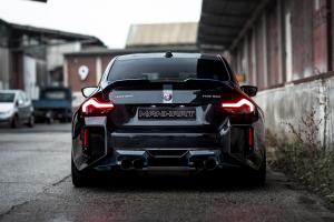 Manhart Performance MH2 560 BMW M2 G87 Tuning Carbon Bodykit Felgen Fahrwerk Leistungssteigerung Abgasanlage
