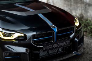 Manhart Performance MH2 560 BMW M2 G87 Tuning Carbon Bodykit Felgen Fahrwerk Leistungssteigerung Abgasanlage