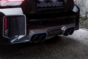 Manhart Performance MH2 560 BMW M2 G87 Tuning Carbon Bodykit Felgen Fahrwerk Leistungssteigerung Abgasanlage