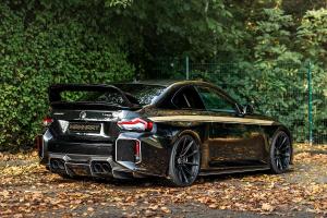 Manhart Performance MH2 700 II Tuning Carbon-Bodykit Felgen Leistungssteigerung Abgasanlage Fahrwerk Innenraum-Veredelung Sportwagen Coupé Topmodell M2 G87