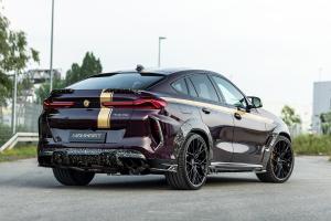 Manhart Performance MHX6 700 WB Gold Edition 01/01 Widebody Karosseriekit Tuning Forged Carbon Felgen Tieferlegung Leistungssteigerung Abgasanlage BMW F96 X6 M