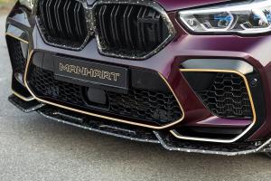 Manhart Performance MHX6 700 WB Gold Edition 01/01 Widebody Karosseriekit Tuning Forged Carbon Felgen Tieferlegung Leistungssteigerung Abgasanlage BMW F96 X6 M
