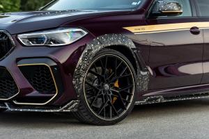 Manhart Performance MHX6 700 WB Gold Edition 01/01 Widebody Karosseriekit Tuning Forged Carbon Felgen Tieferlegung Leistungssteigerung Abgasanlage BMW F96 X6 M