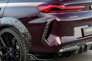 Manhart Performance MHX6 700 WB Gold Edition 01/01 Widebody Karosseriekit Tuning Forged Carbon Felgen Tieferlegung Leistungssteigerung Abgasanlage BMW F96 X6 M