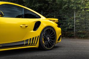 Manhart Performance TR 850 Porsche 911 Turbo S 991.2 Tuning Leistungssteigerung Felgen Folierung Tieferlegung