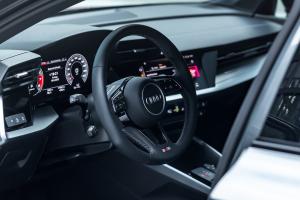 Manhart S 400 Audi S3 Limousine Tuning Leistungssteigerung Abgasanlage Fahrwerk Tieferlegung Felgen Dekorsatz