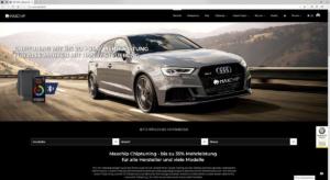 Maxchip Chiptuning Zusatzsteuergerät Tuningbox universell Künstliche Intelligenz Webseite