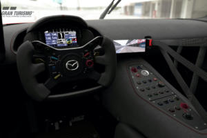 Mazda RX-Vision GT3 Concept Rennwagen Coupé Front Mittelmotor virtuelles Racing Gran Turismo Sport