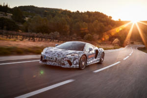 McLaren Grand Tourer Neuheit Prototyp Teaser Erlkönig Testfahrt