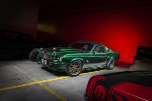 Mean Machine Garage 1967 Ford Mustang Fastback Restomod Tuning Biturbo V8-Motor Chassis Fahrwerk Bremsen Getriebe Felgen Karosserie-Upgrade Innenraum-Veredelung USA Muscle Car Klassiker