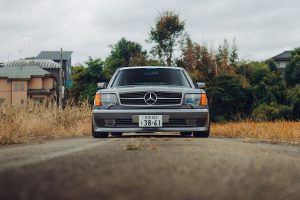 Mercedes-Benz 500 TE Baureihe 126 Tuning Kombi-Umbau Karosserie Fahrwerk Felgen Bremseanlage Innenausstattung Japan