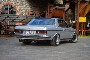 Mercedes-Benz C123 280 CE Tuning Leistungssteigerung Fahrwerk Bremsanlagen Felgen Karosserie-Individualisierung Innenraum-Veredelung Klassiker Oldtimer Coupé