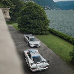 Mercedes-Benz Classic FuoriConcorso 2025 C 11 Gruppe C-Rennwagen CLK GTR-Rennsportwagen Hypercar Serienversion Comer See