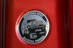 Mercedes-Benz G 350 d G-Klasse Geländewagen Allradler Neuheit Diesel AMG Line designo Hyazinthrot metallic