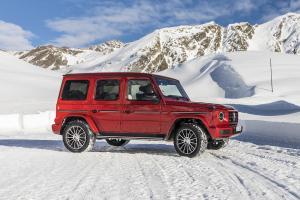 Mercedes-Benz G 350 d G-Klasse Geländewagen Allradler Neuheit Diesel AMG Line designo Hyazinthrot metallic