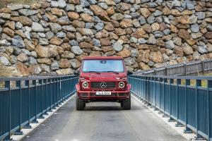 Mercedes-Benz G 350 d G-Klasse Geländewagen Allradler Neuheit Diesel AMG Line designo Hyazinthrot metallic