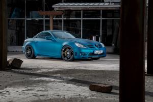 Mercedes-Benz R171 SLK 55 AMG Tuning Bodykit Folierung Abgasanlage Gewindefahrwerk Felgen Innenraum-Veredelung Roadster Topmodell