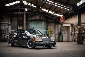 Mercedes-Benz W201 190 E 2.0 Tuning Belgien Evolution II Bodykit Abgasanlage Fahrwerk Felgen Innenraum-Veredelung