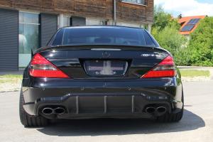 Mercedes R230 SL 500 Roadster Tuning Performance61 Karosserie Bodykit Fahrwerk Tieferlegung Felgen Innenraum-Veredelung