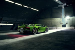 Novitec Lamborghini Aventador SVJ Supersportwagen Tuning Aerodynamik Karosserieteile Carbon Abgasanlage Interieur