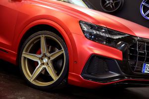 Oxigin Essen Motor Show 2018 Audi Q8 OX21 Oxflow Felgen Tuning