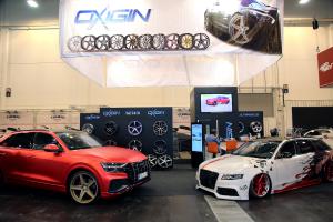 Oxigin Essen Motor Show 2018 Messestand Audi Q8 A4 Avant Felgen Tuning