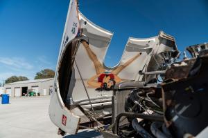 Plymouth Barracuda Drag Racer 1966 US-Car Leggin it Muscle Car Coupé
