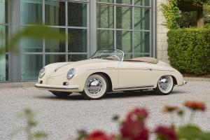 Porsche 356 A 1600 Super Speedster 1957 Oldtimer Klassiker Reutter Abgasanlage Felgen Restaurierung RM Sotheby's
