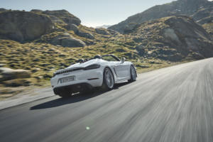 Porsche 718 Spyder Mittelmotor-Sportwagen Roadster Topmodell Neuheit