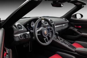 Porsche 718 Spyder RS Mittelmotor Roadster Topmodell Neuheit Hochdrehzahl-Boxer-Sechszylinder Saugmotor