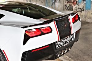 Power-Parts Chevrolet Corvette C7 Z06 Tuning Felgen Räder Tieferlegung Folierung