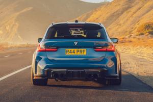 R44 Performance BMW G81 M3 Touring Carbon-Karosserieteile Felgen Airride Tieferlegung Leistungssteigerung Innenraum-Veredelung Topmodell SEMA Show 2023 Topmodell Kombi