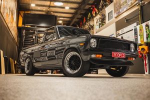 Repco Datto Resto Project Datsun 1200 Pick-up Tuning Motor Felgen Fahrwerk Karosserieteile Innenraum-Upgrade Australien