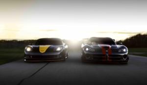 Corvette C6 und Dodge Viper ACR