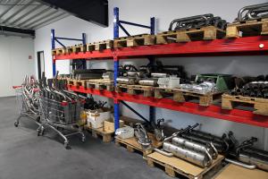 Lager für Abgastechnik-Komponenten