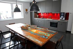 Gemütlich: der Frühstücksraum des Ahnendorp-Teams.